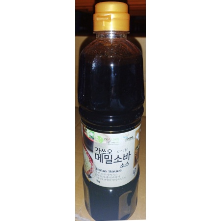 모밀 메밀국수 양념 소스 식당 업소용 메밀소바소스(가쓰오 이슬나라 1K) - 9,650원 - 식봄