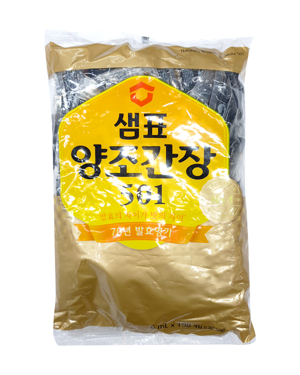 샘표 양조간장(일회용 6mL*198) 1.188kg - 최저가 사업자 식자재 | 식봄
