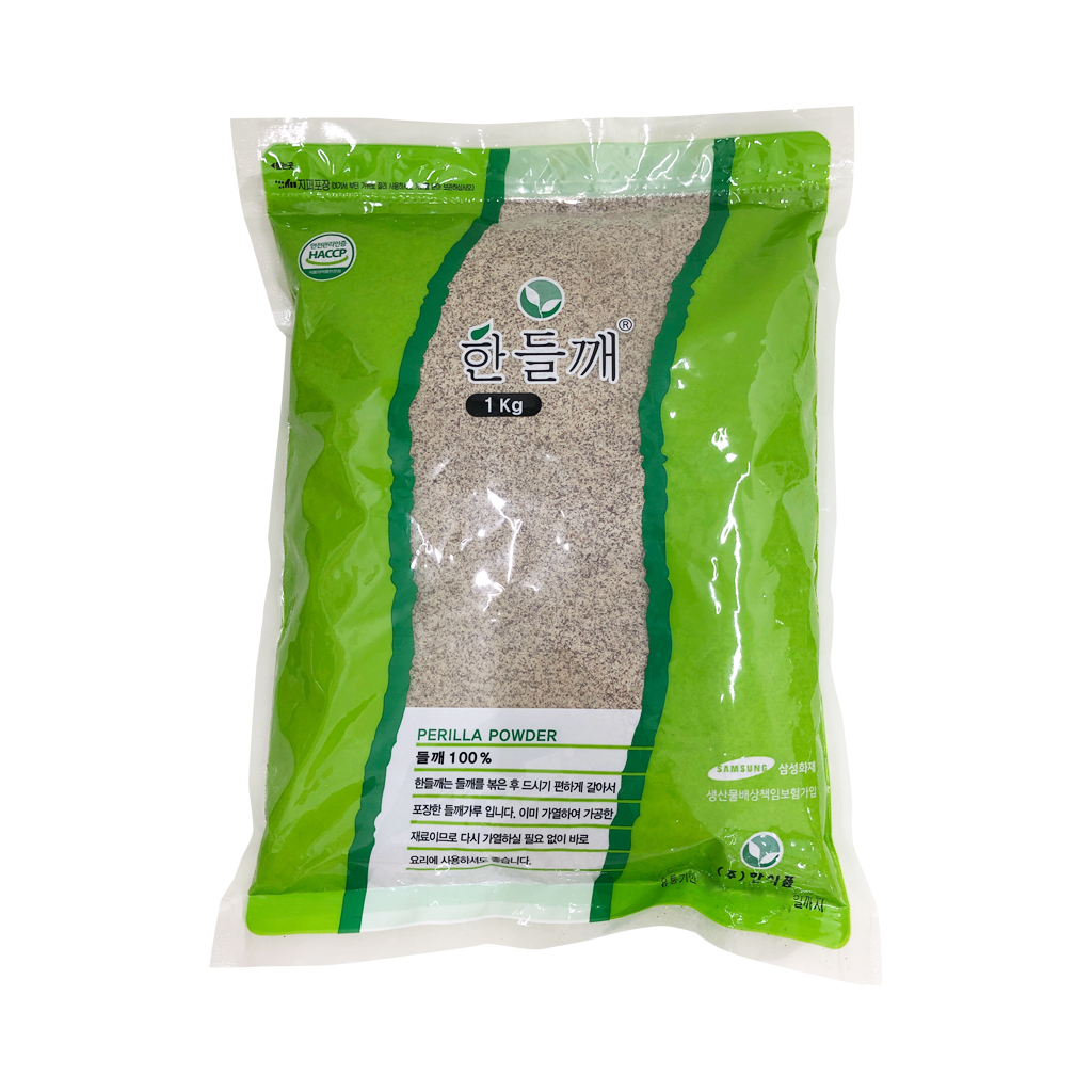 한식품 들깨가루(고운) 1kg - 최저가 사업자 식자재 | 식봄